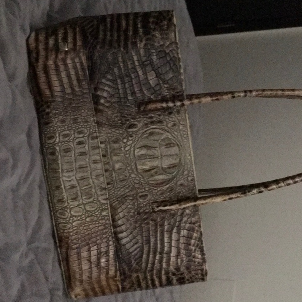 Besso snake skin purse